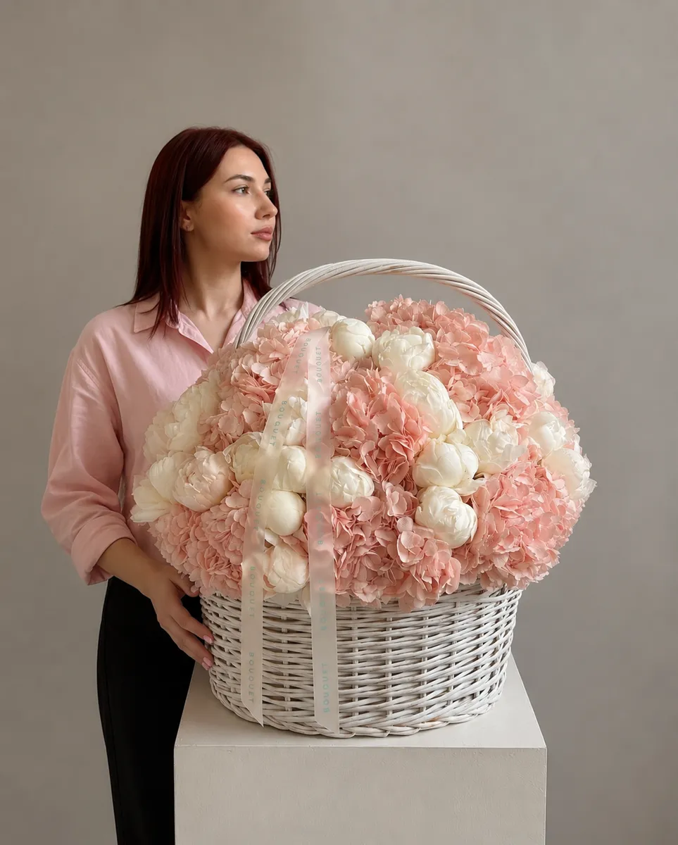 Bulud Peony Səbəti view 1